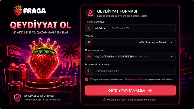 Fraga qeydiyyat formasının illüstrasiyası